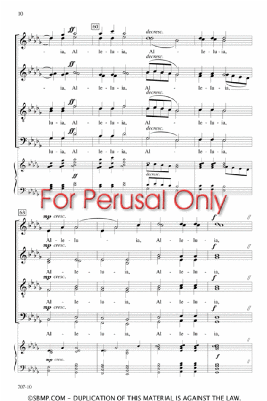 Alleluia - SATB divisi Octavo Divisi scores gallery preview page 9