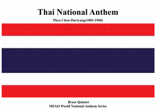 Book cover for Thai National Anthem for Brass Quintet