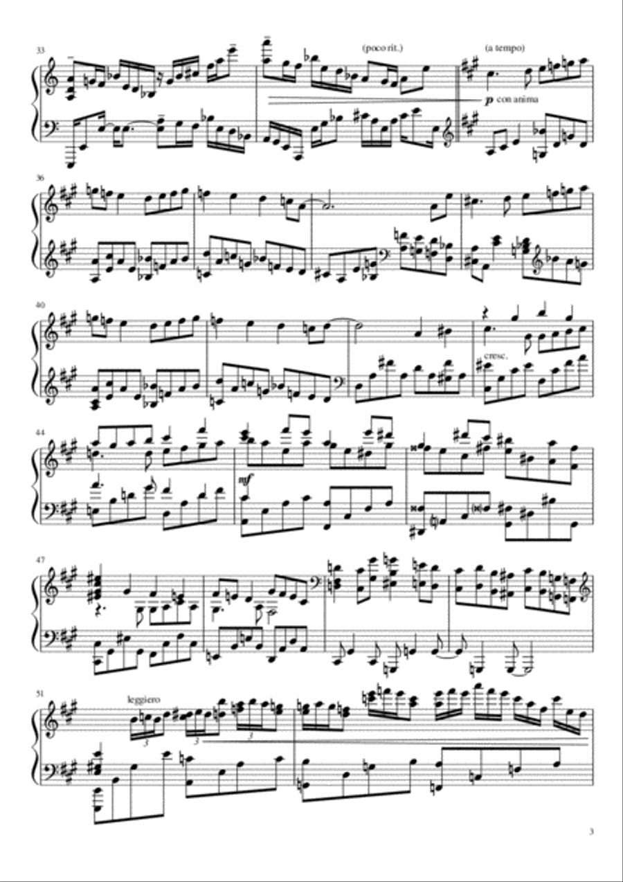Fantasie №2 Piano Solo scores gallery preview page 3