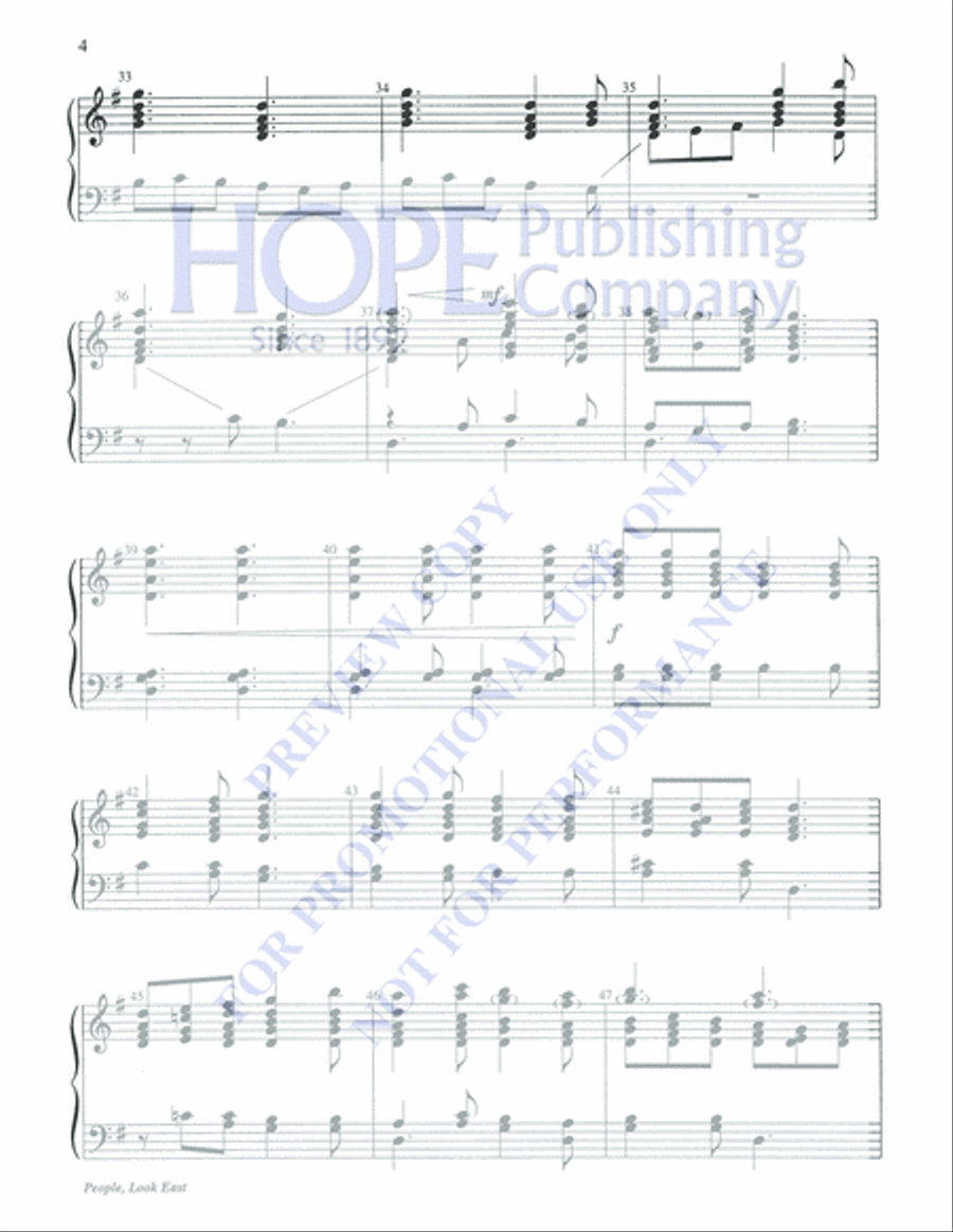 People, Look East People, Look East 3-Octaves scores gallery preview page 4