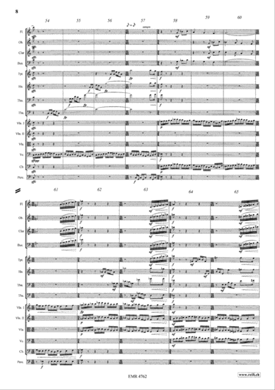 Sinfonietta Burlesca Orchestra scores gallery preview page 8