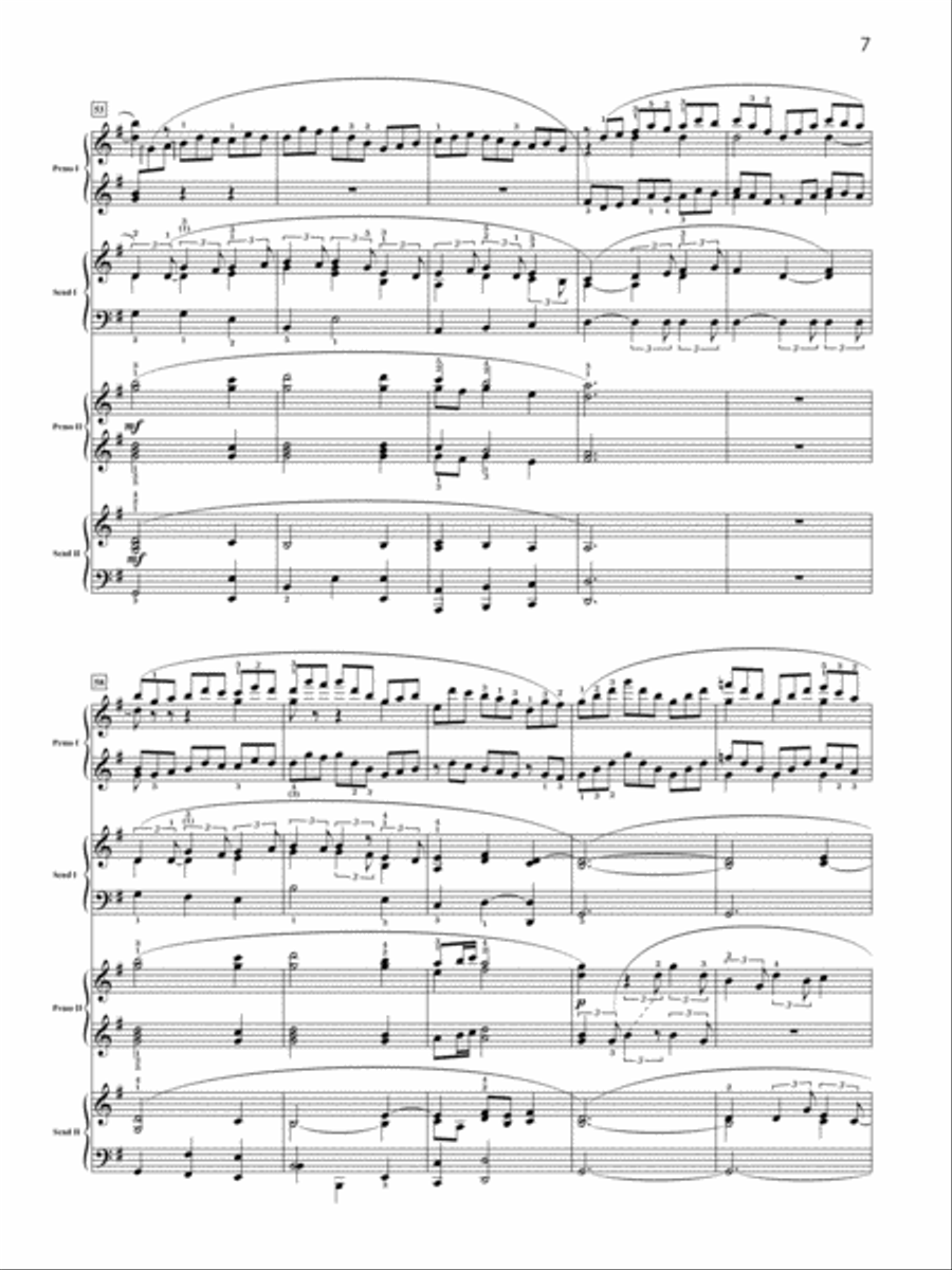 Jesu, Joy of Man's Desiring Small Ensemble scores gallery preview page 4