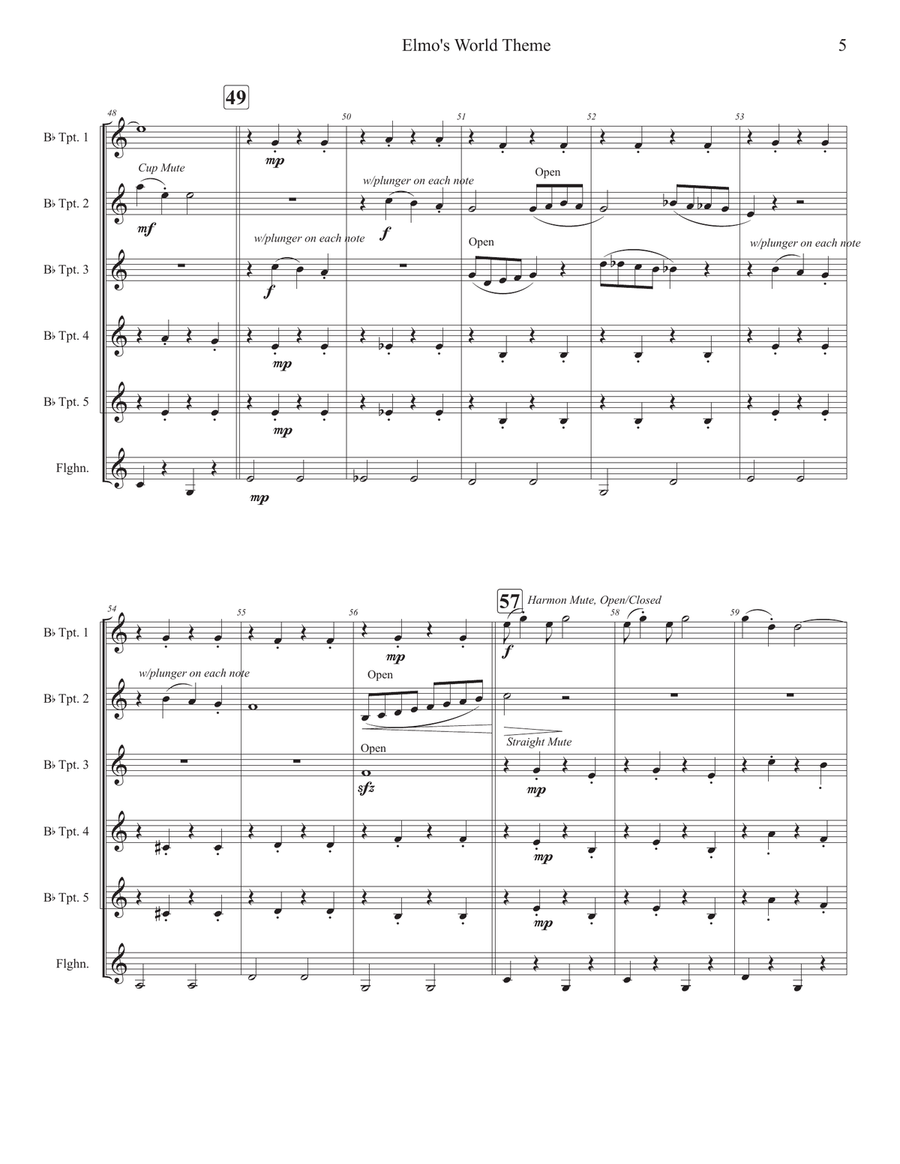Elmo's World Small Ensemble scores gallery preview page 5