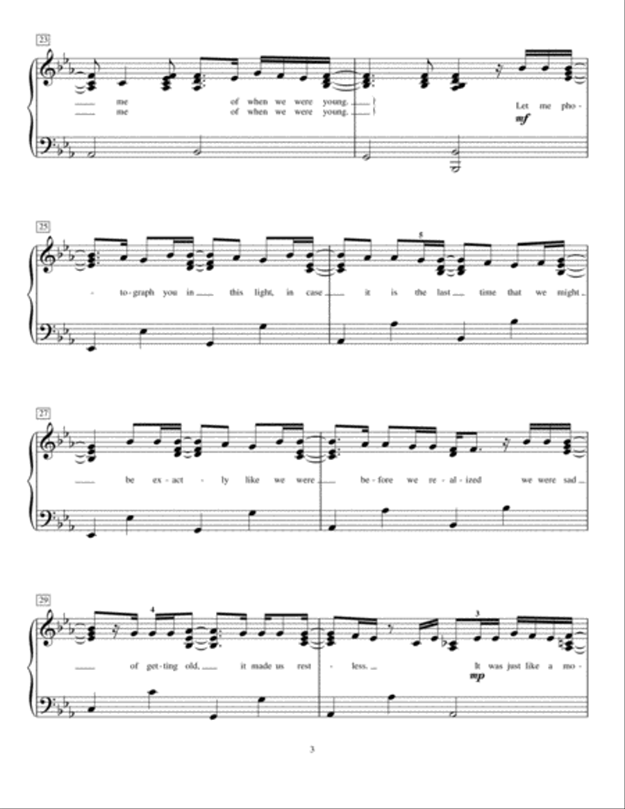 When We Were Young Piano Method scores gallery preview page 3