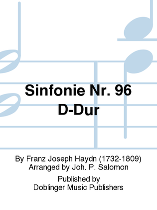 Book cover for Sinfonie Nr. 96 D-Dur