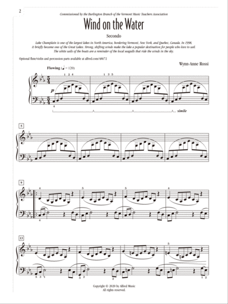 Lake Champlain Suite Small Ensemble scores gallery preview page 2