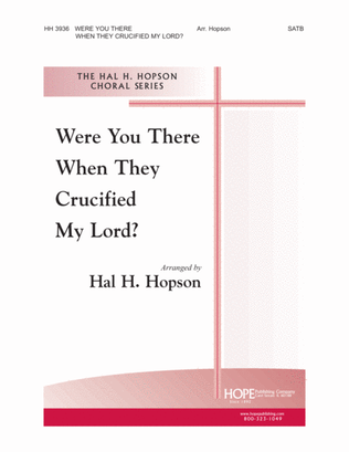 Book cover for Were You There When They Crucified My Lord?