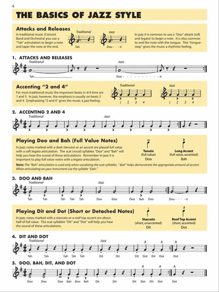Essential Elements for Jazz Ensemble – Baritone Saxophone Jazz Ensemble scores gallery preview page 5