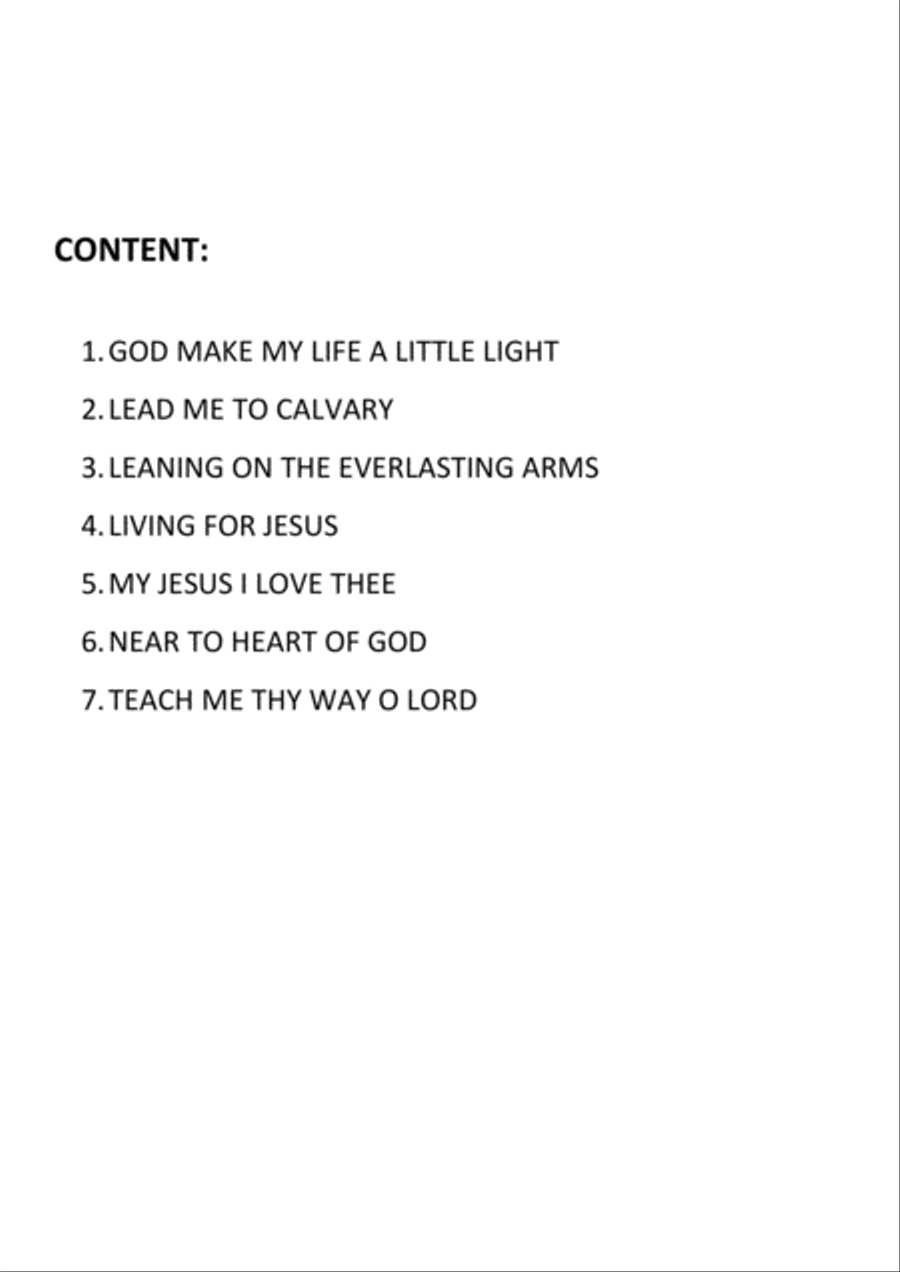 HYMN Collection for SATB a cappella 4-Part scores gallery preview page 2
