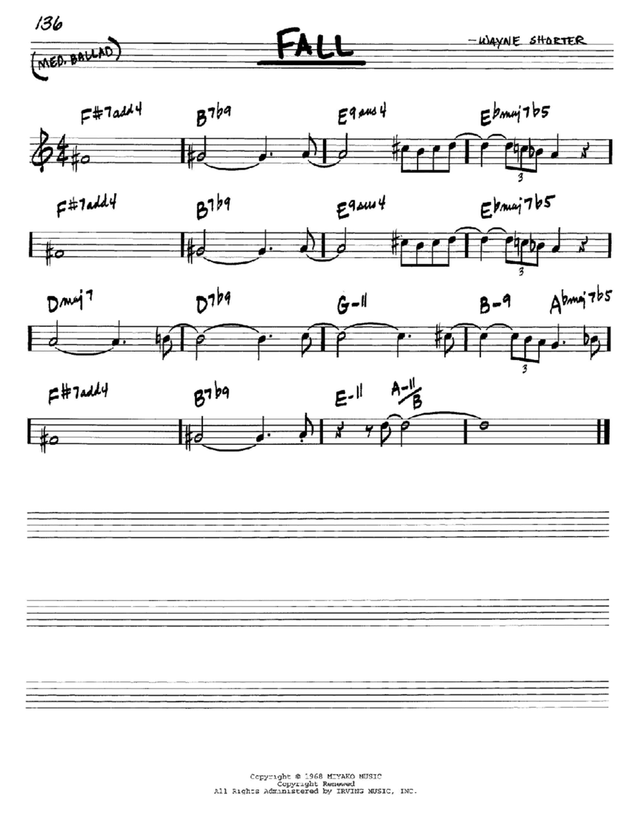 Fall Piano scores gallery preview page 1