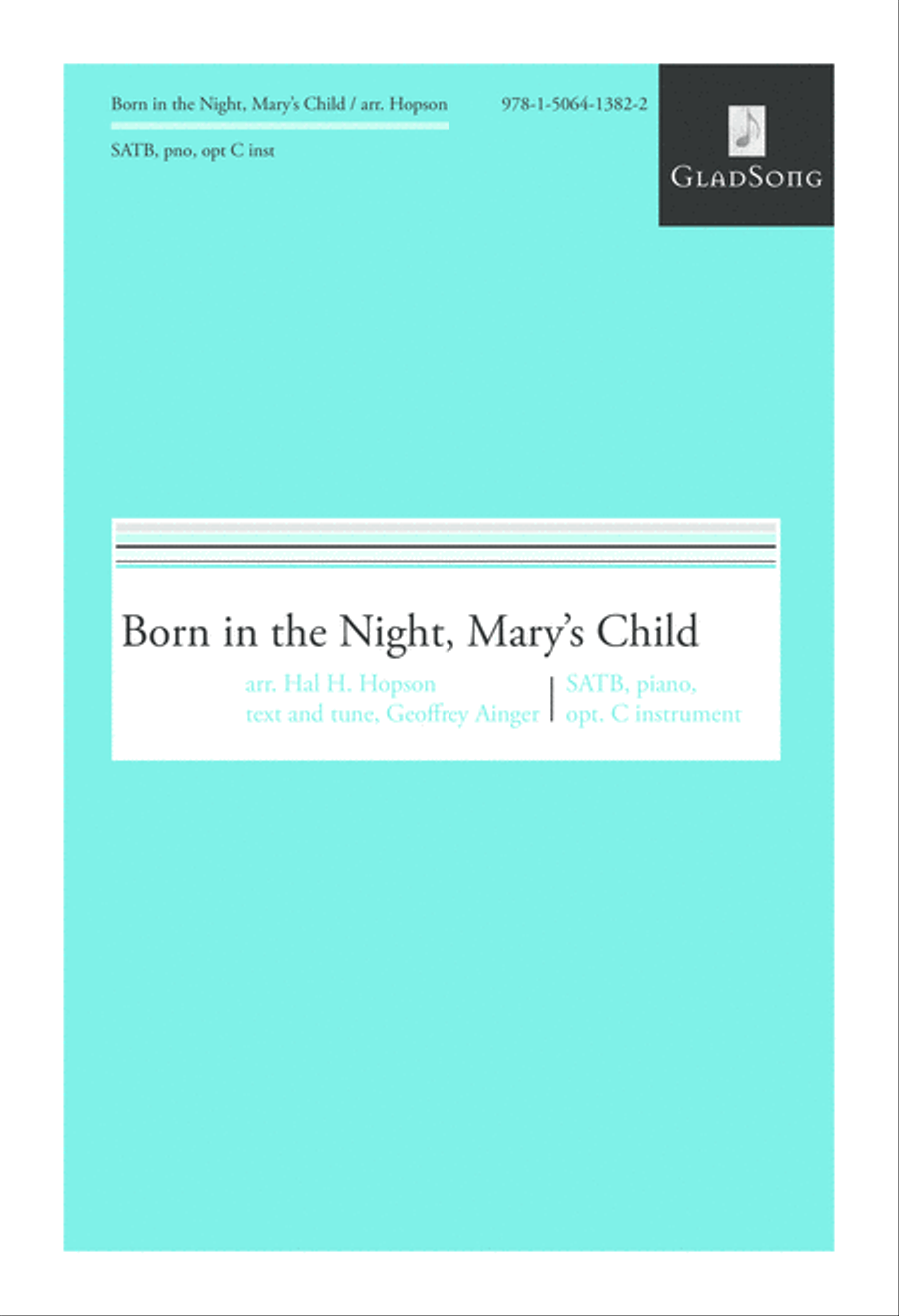 Born in the Night Mary's Child 4-Part scores gallery preview page 2
