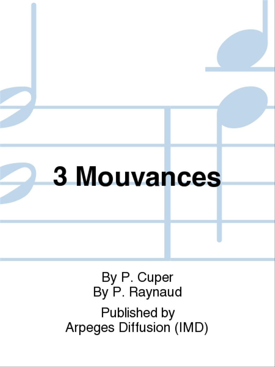 3 Mouvances Clarinet Duet scores gallery preview page 1