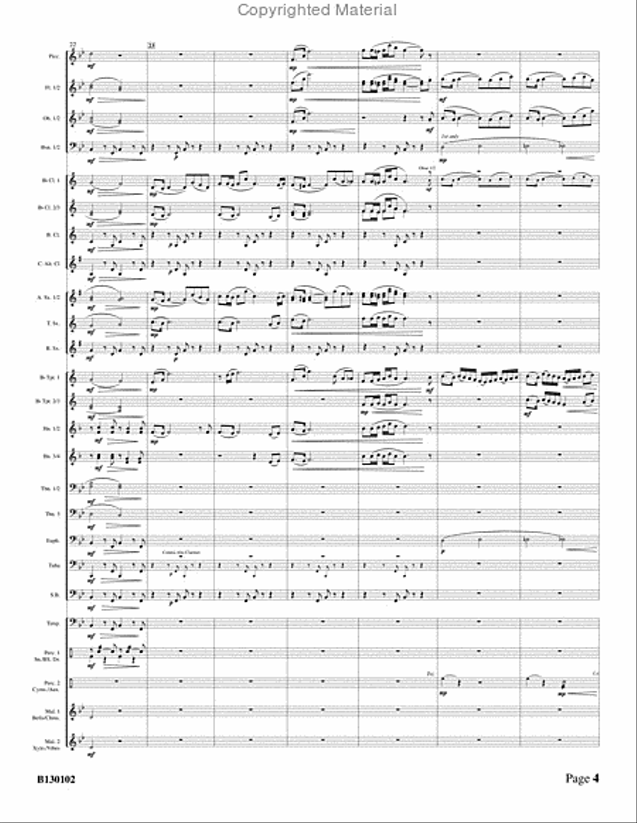 Gazebo Portraits Concert Band scores gallery preview page 7