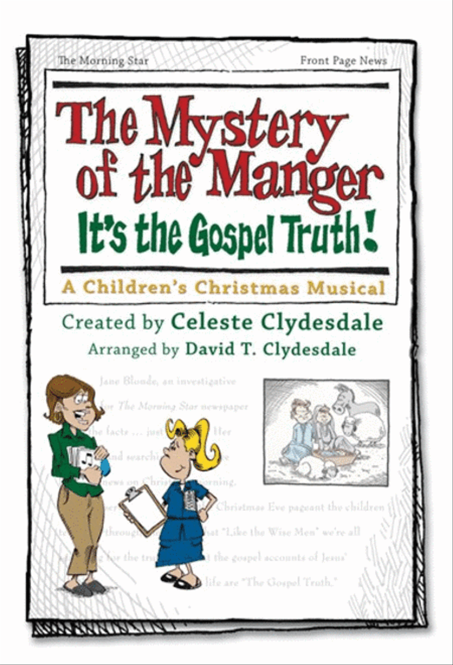 The Mystery Of The Manger - Choral Book Unison Choir scores gallery preview page 1