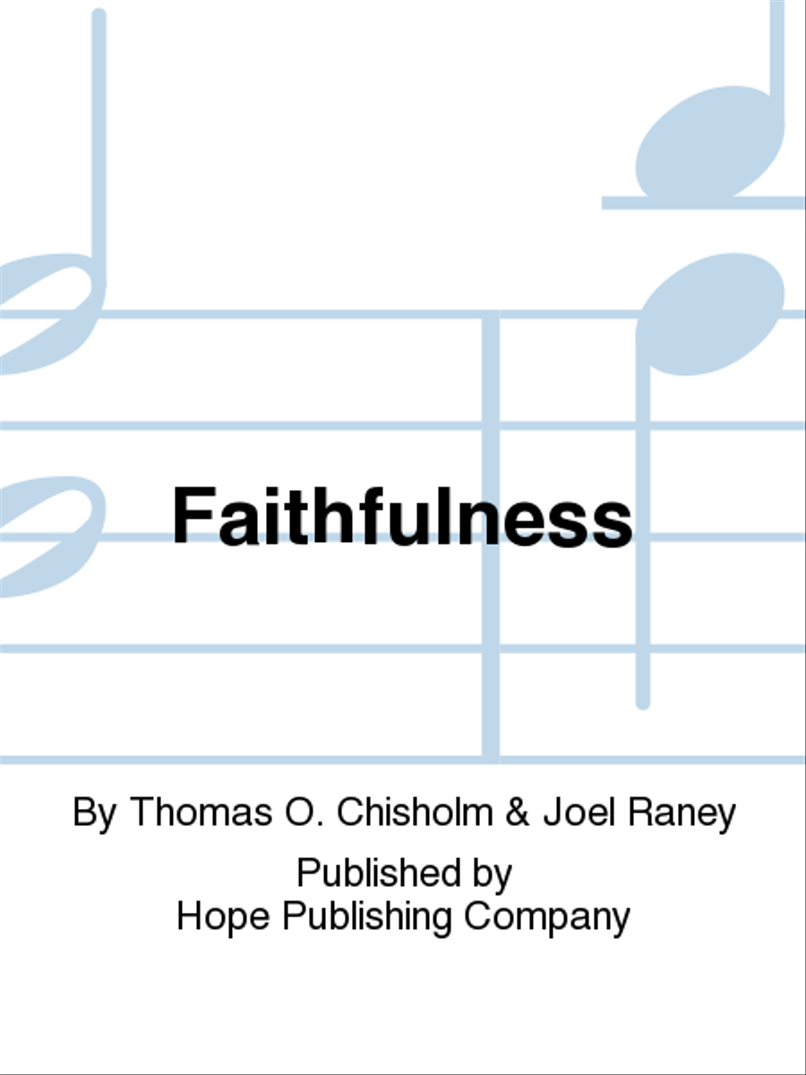 Faithfulness Faithfulness 4-Part scores gallery preview page 1
