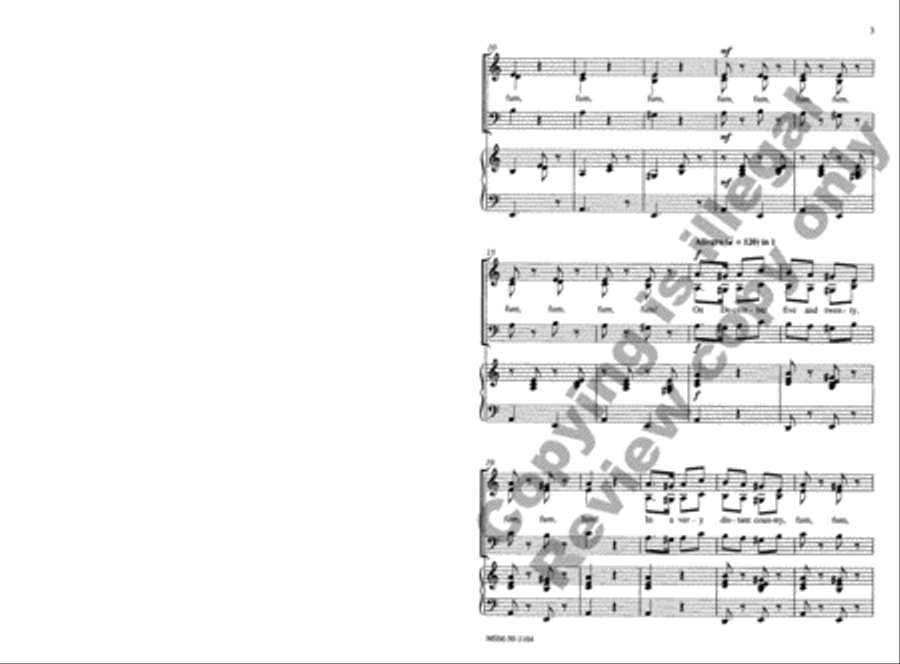 Fum! Fum! Fum! Fum! Fum! Fum! 3-Part scores gallery preview page 3