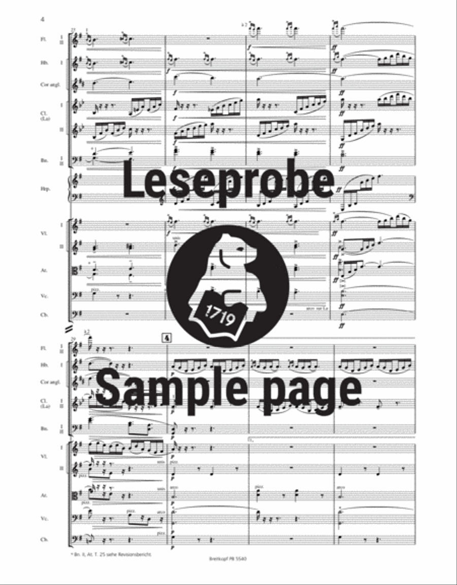 Le Tombeau de Couperin Orchestra scores gallery preview page 5