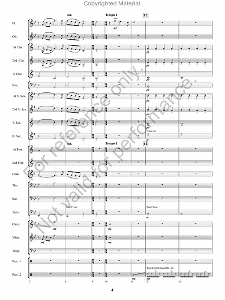 A Spirit Eternal A Spirit Eternal Concert Band scores gallery preview page 3