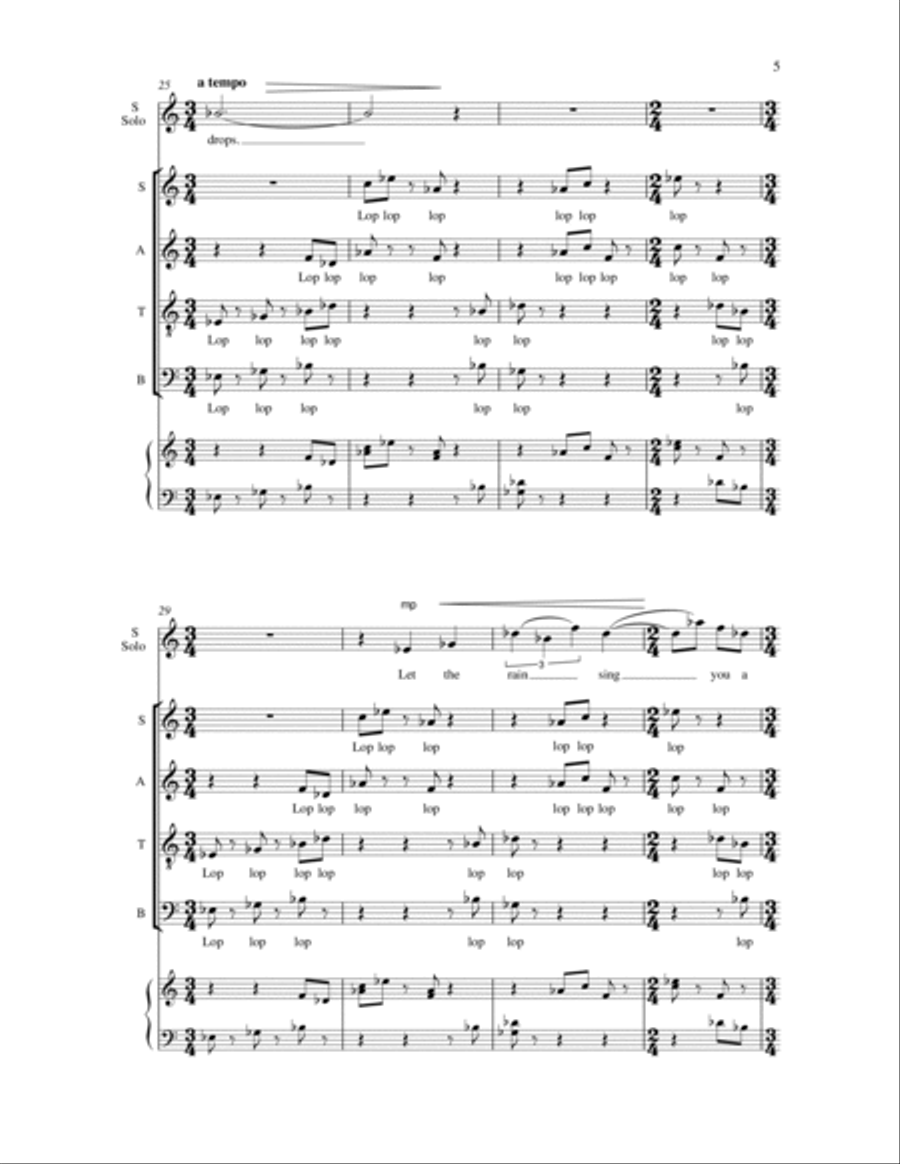 Spring Revels 4-Part scores gallery preview page 8