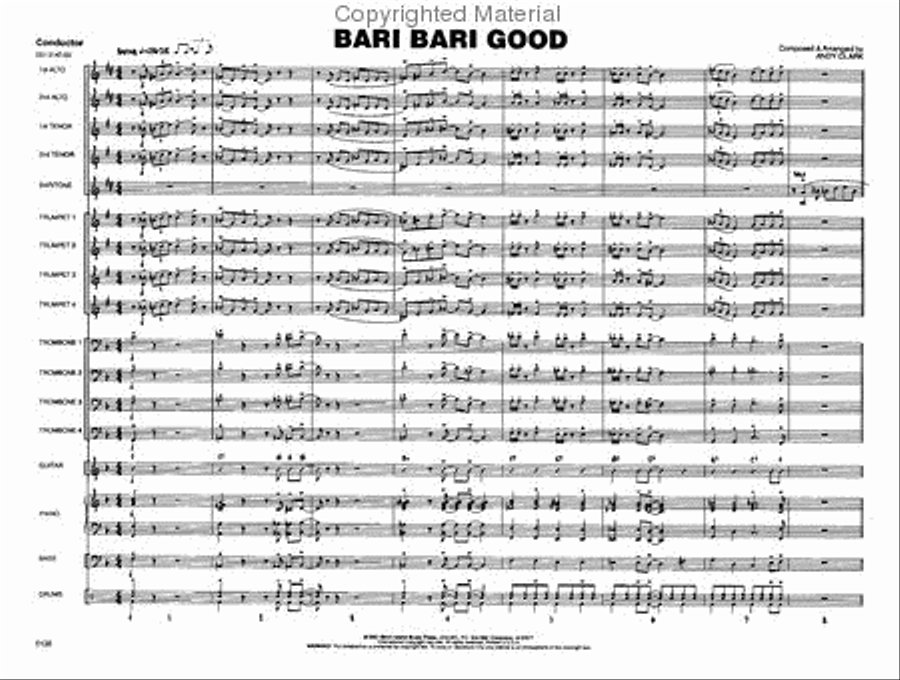 Bari, Bari Good! Bari, Bari Good! Jazz Ensemble scores gallery preview page 2