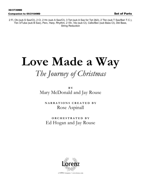 Love Made a Way - Set of Parts (Digital Download)