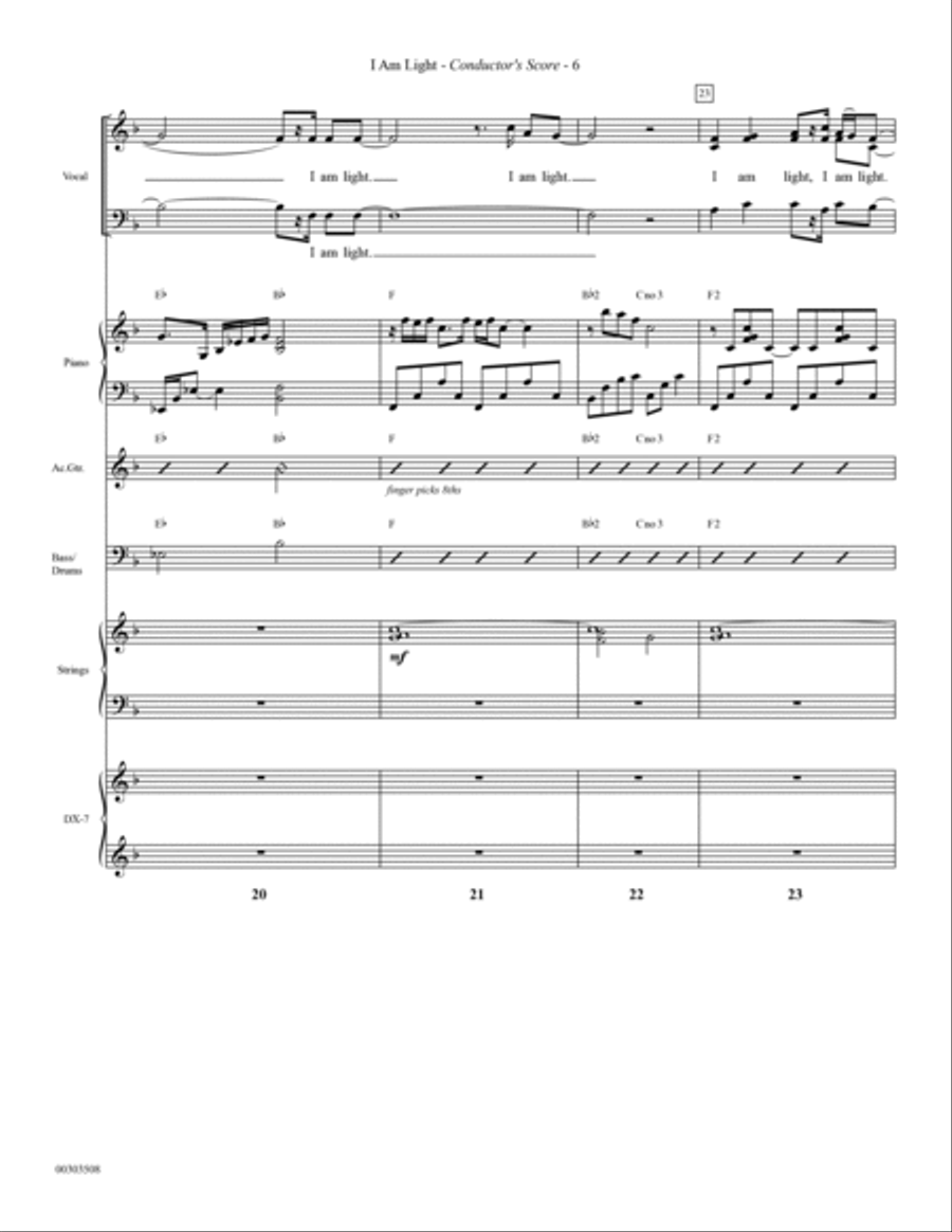 I Am Light (arr. Mark Hayes and Kimberly Lilley) - Full Score Choir scores gallery preview page 6