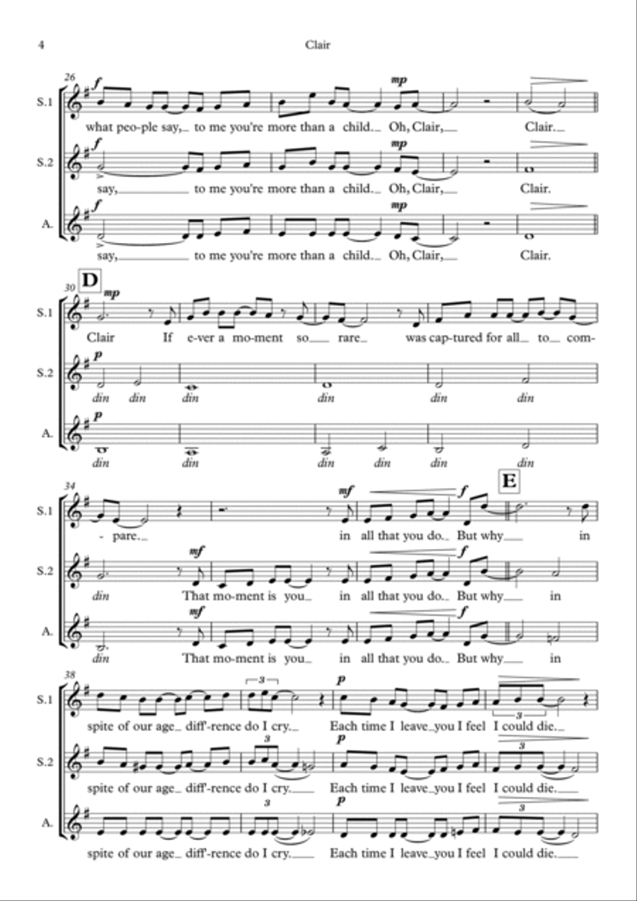 Clair SSA scores gallery preview page 4