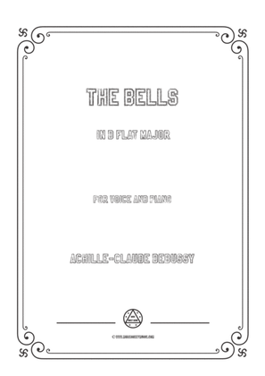 Book cover for Debussy-The Bells in D flat Major,for voice and piano