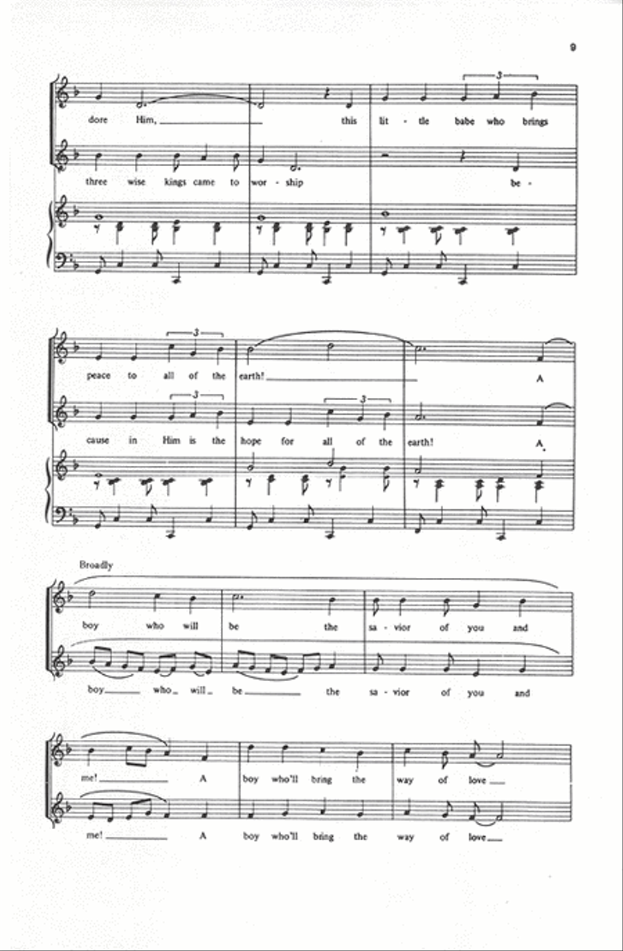 Have You Heard of the Boy? 2-Part scores gallery preview page 9
