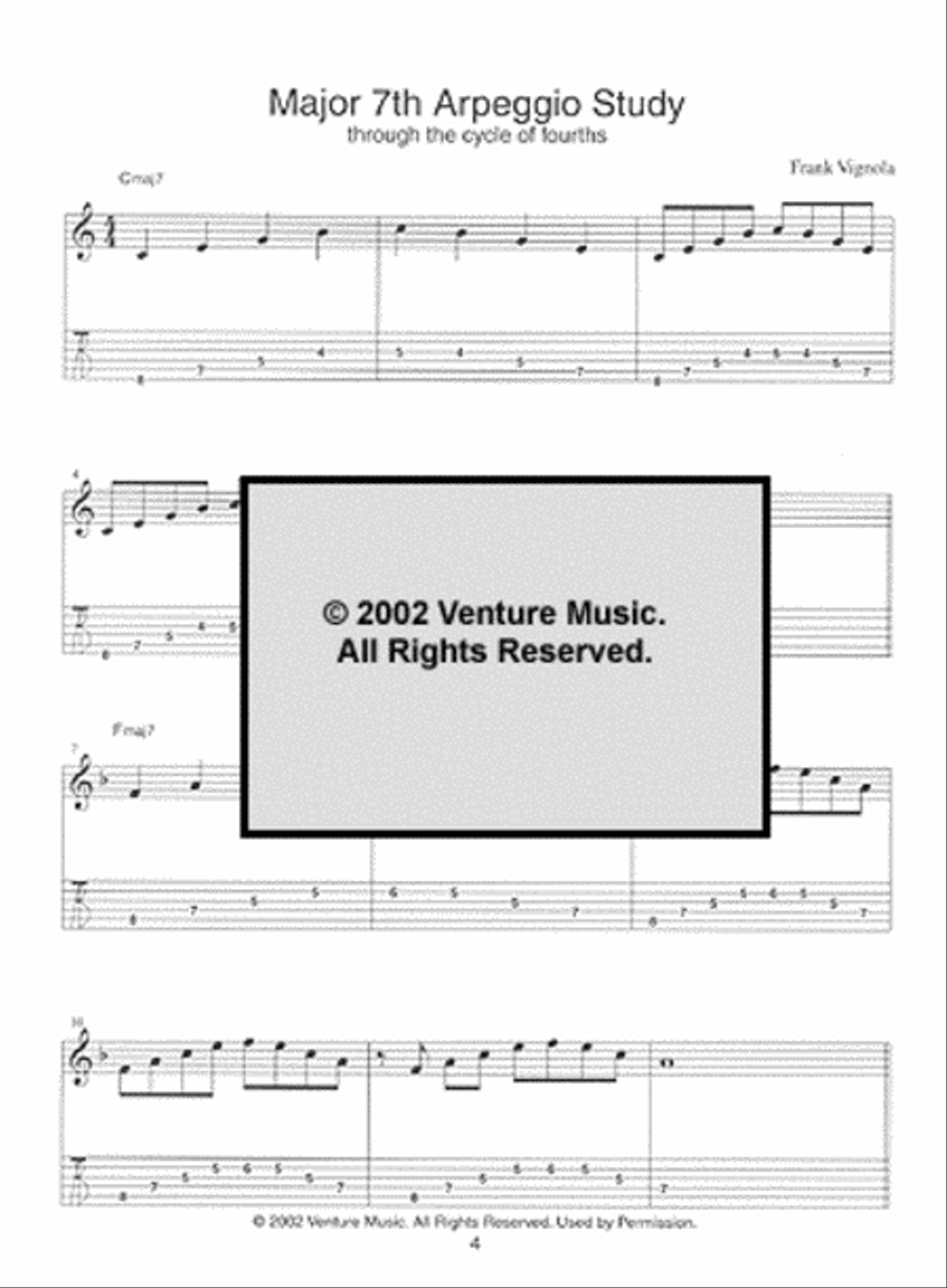 Complete Arpeggio Study Method Electric Guitar scores gallery preview page 5