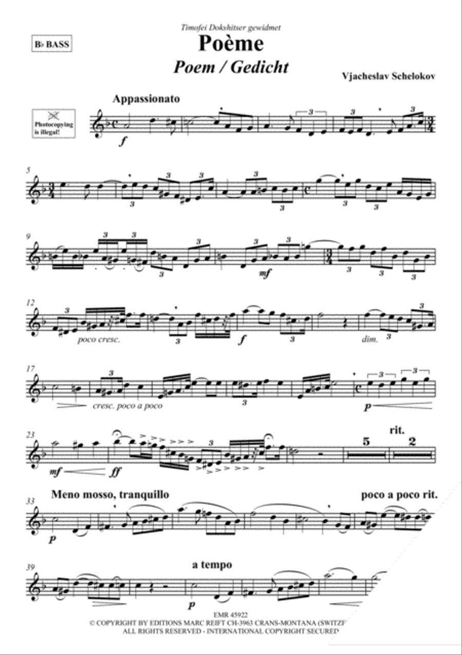 Poeme Poeme Voice Solo scores gallery preview page 3