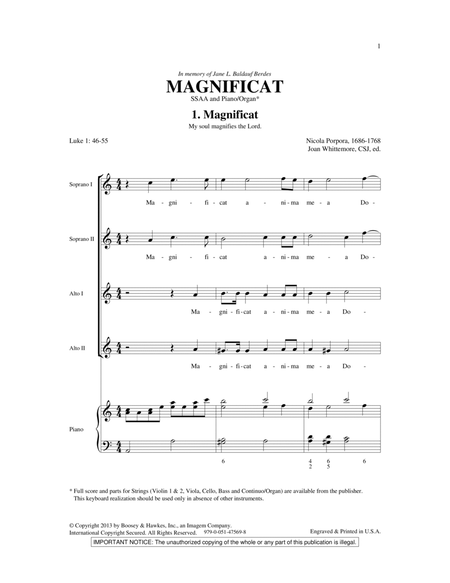 Magnificat In A