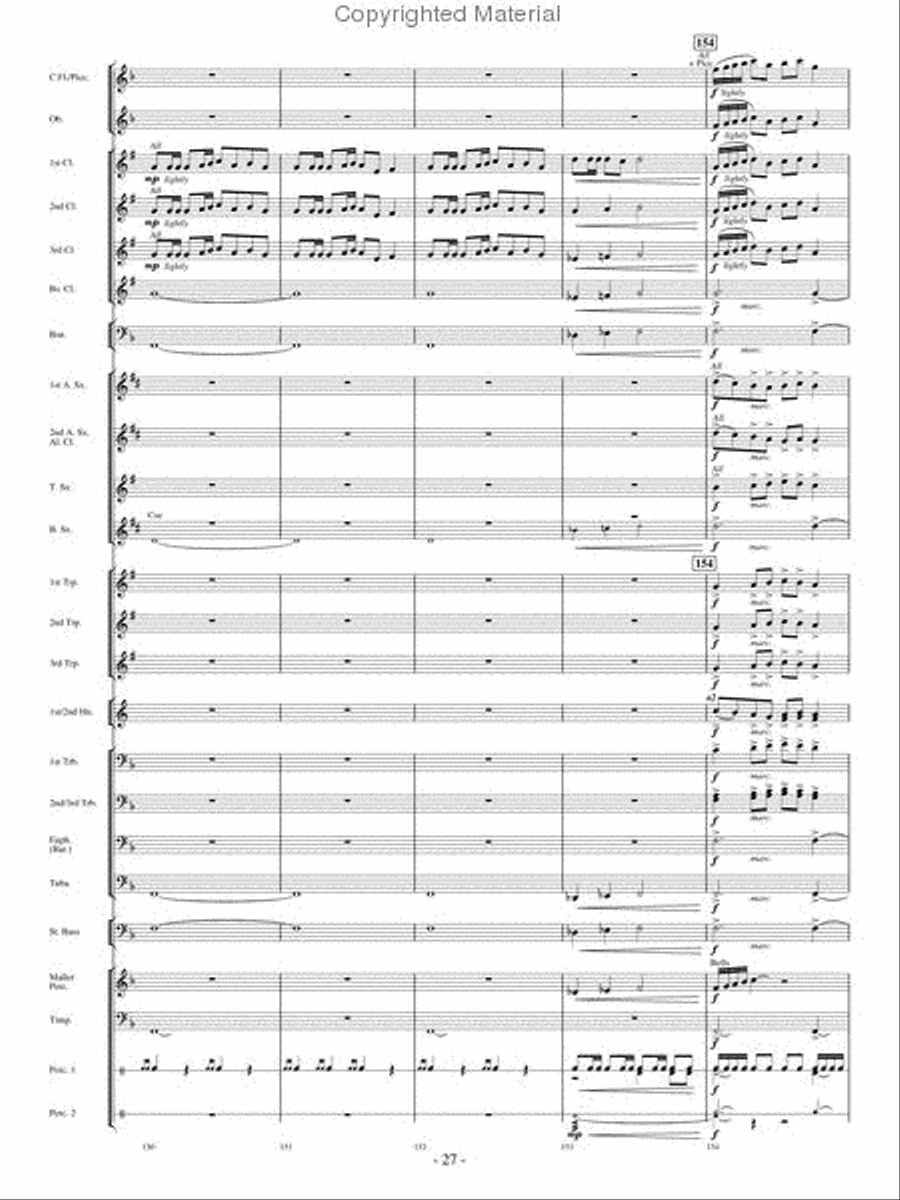 Flight of Valor Concert Band scores gallery preview page 26