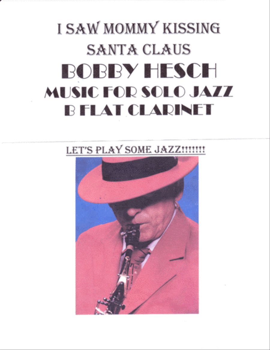 I Saw Mommy Kissing Santa Claus Clarinet Solo scores gallery preview page 1