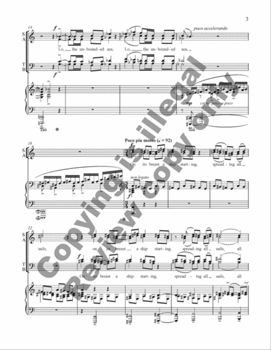 The Ship Starting The Ship Starting 4-Part scores gallery preview page 9