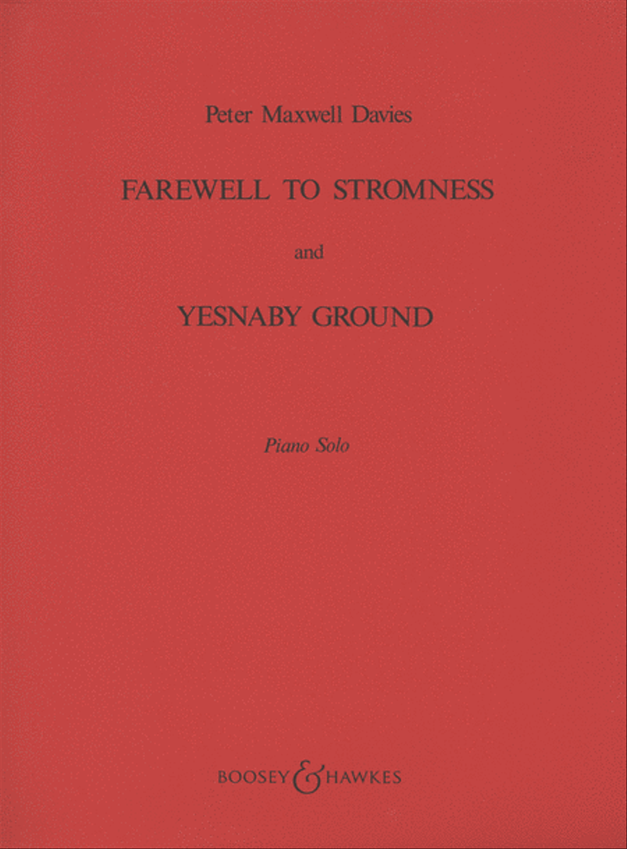 Farewell to Stromness and Yesnaby Ground Piano Solo scores gallery preview page 1