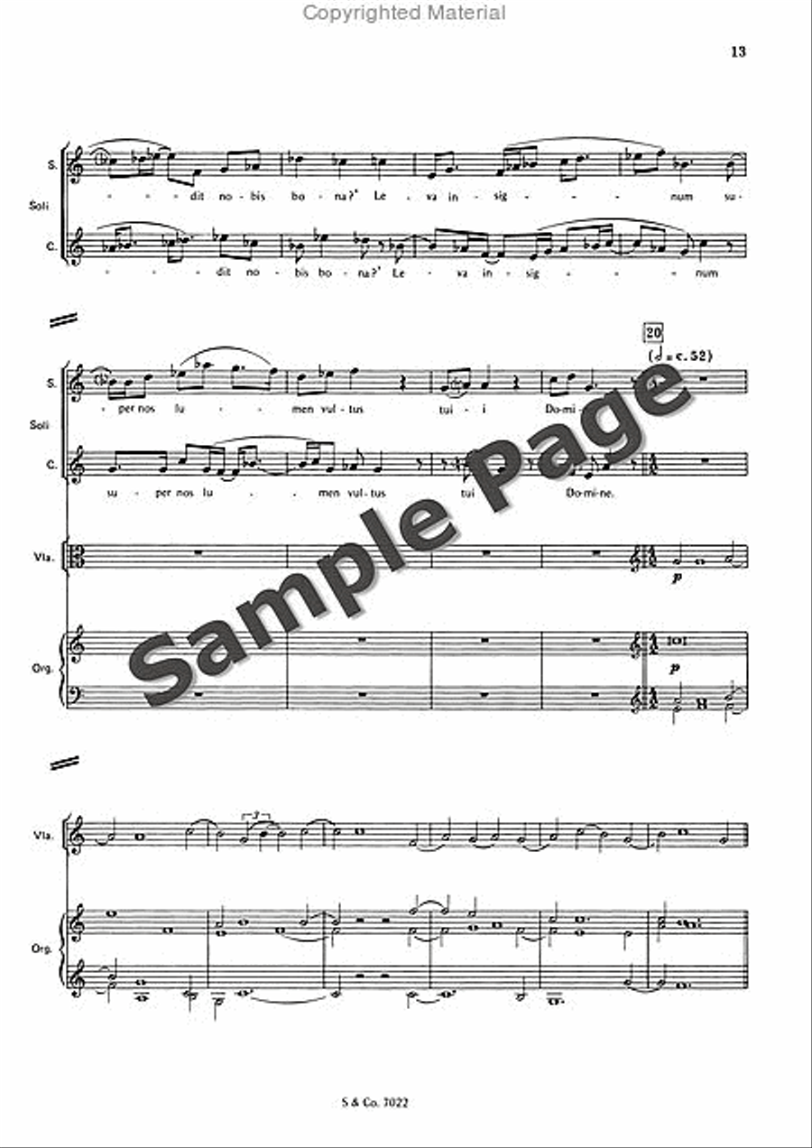 Psalm 4 Op. 38a Psalm 4 Op. 38a Choir scores gallery preview page 16
