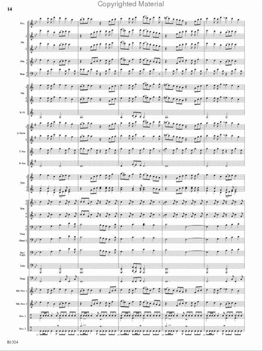 Fusion Concert Band scores gallery preview page 13