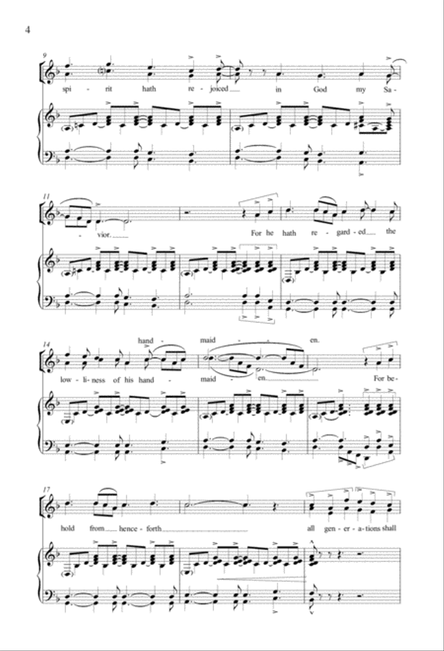 Magnificat and Nunc Dimittis SSA scores gallery preview page 2