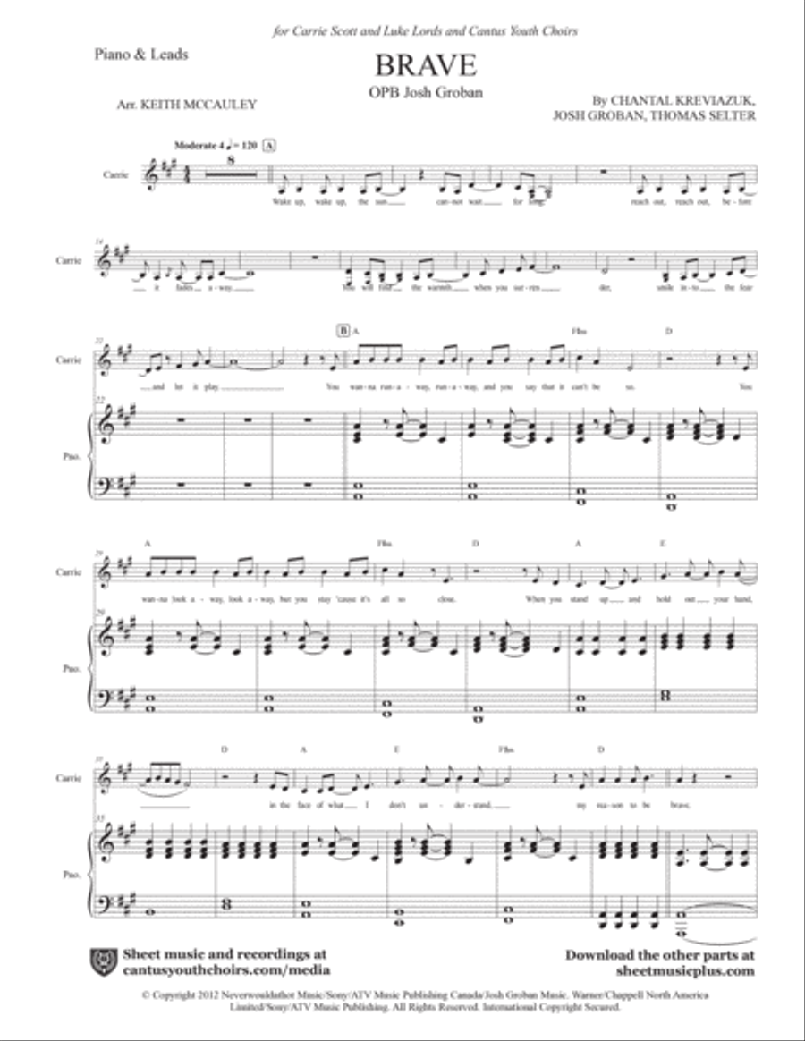 Brave 4-Part scores gallery preview page 2