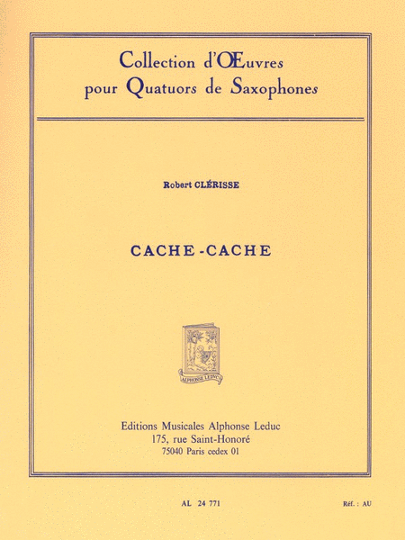 Cache-cache (saxophones 4)