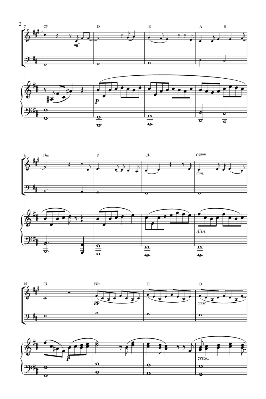 Mary, Did You Know? Mary, Did You Know? Woodwind Duet scores gallery preview page 2