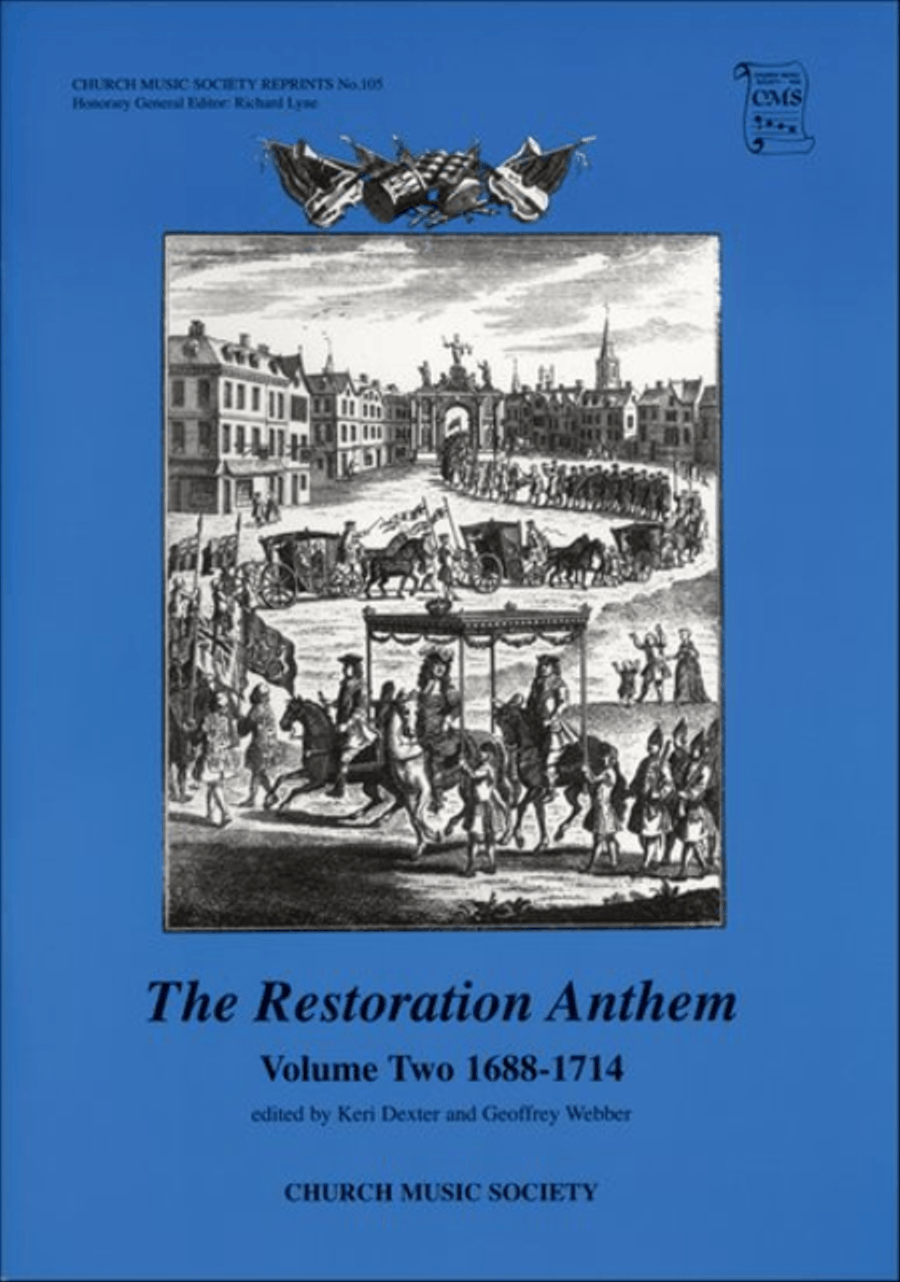 The Restoration Anthem Volume 2 1688-1714 Divisi scores gallery preview page 1