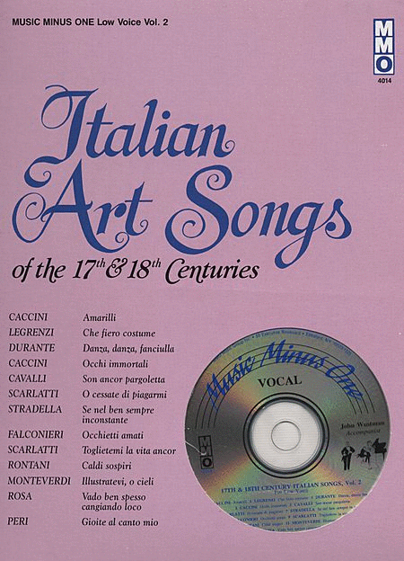 17th/18th Century Italian Songs - Low Voice, vol. II