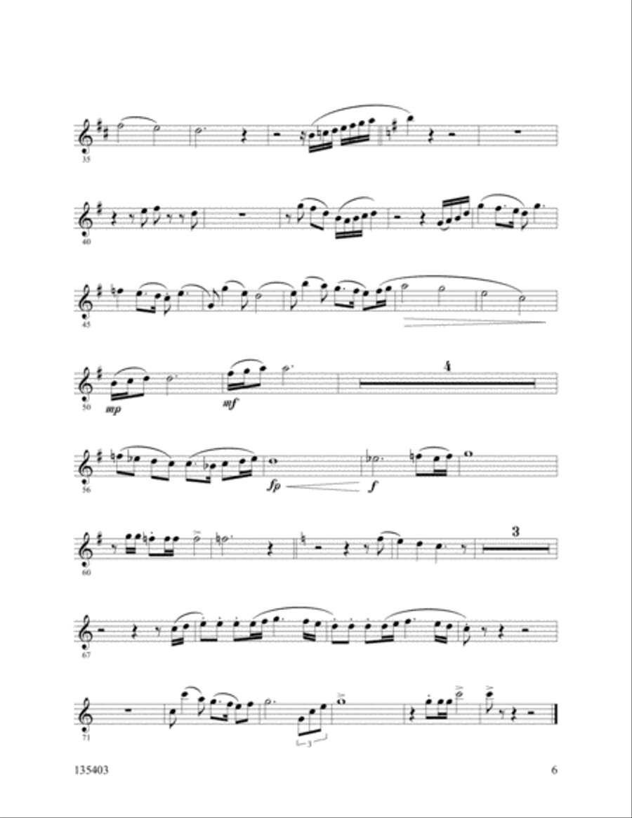 Fantasia on Joy To The World Trumpet scores gallery preview page 6