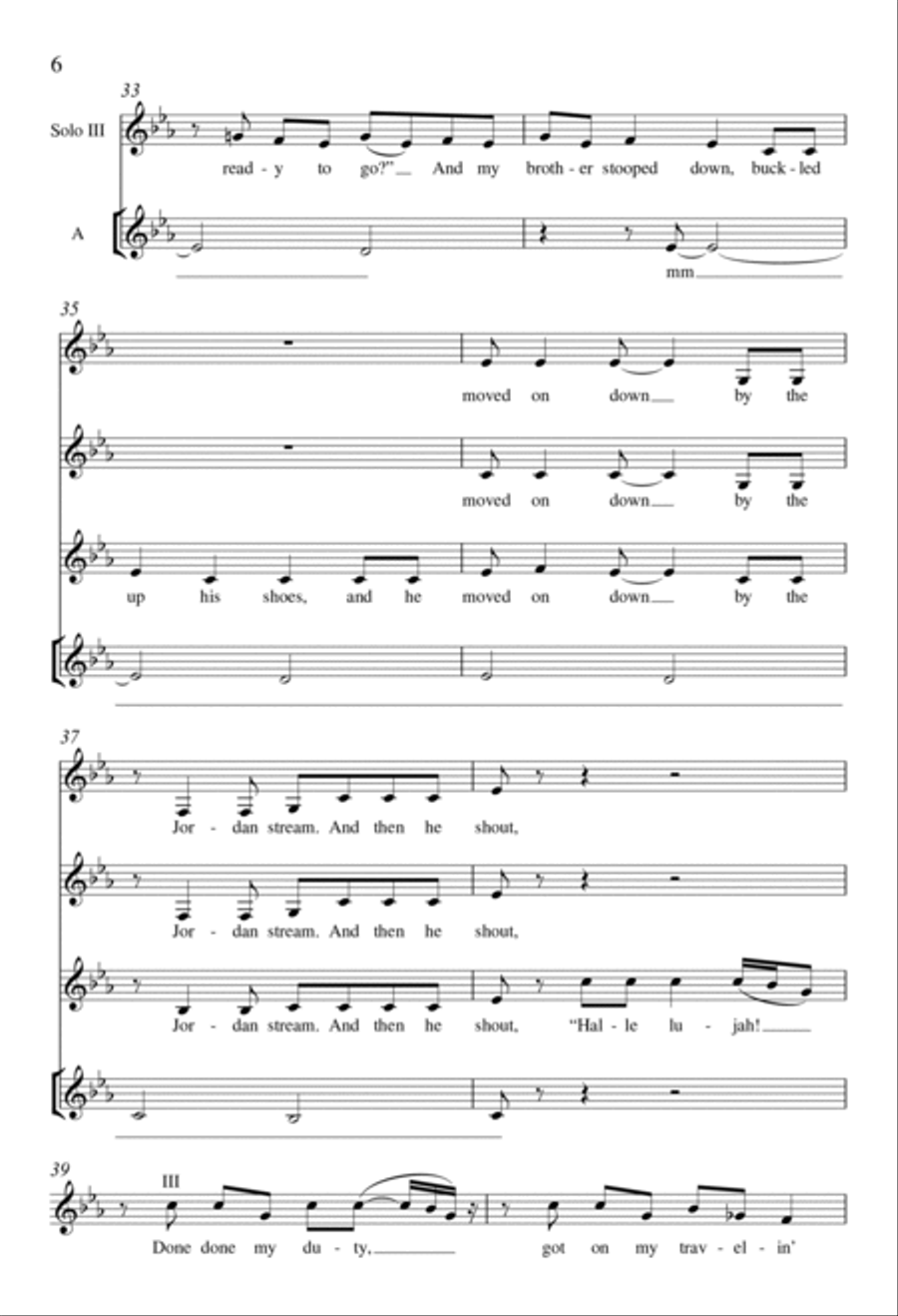 Death Came A-Knockin’ Divisi scores gallery preview page 5