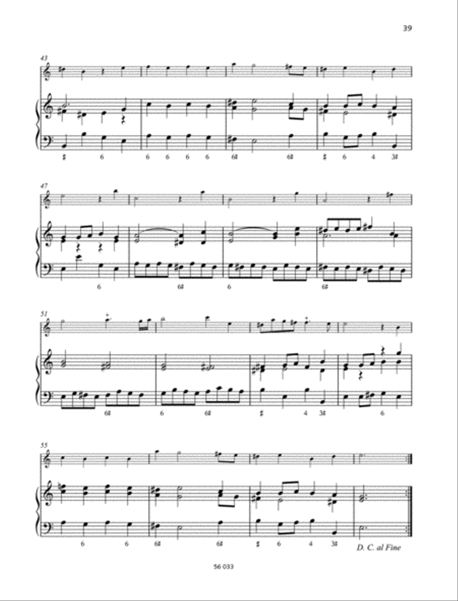 Sonata C major, Op. 3 No. 1 Alto Recorder scores gallery preview page 4