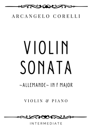 Corelli - Allemande from Violin Sonata in F Major - Intermediate