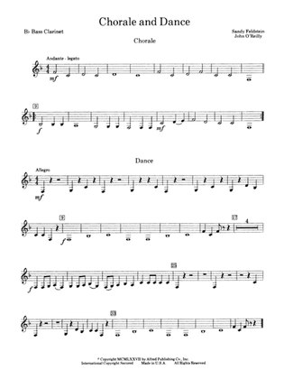 Chorale and Dance: B-flat Bass Clarinet