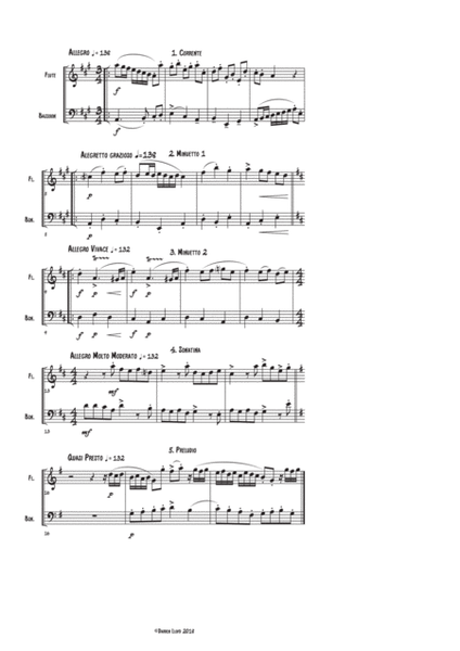 5 Duets for Violin & Cello. Adapted from G F Handel's 'Easy Pieces for Piano' image number null